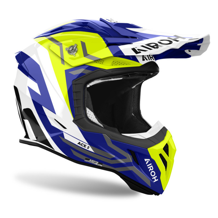 KASK MOTOCYKLOWY AIROH AVIATOR ACE 2 GROUND YELLOW GLOSS