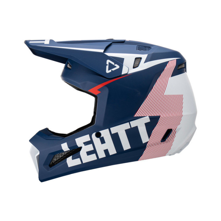 KASK MOTOCYKLOWY Z GOGLAMI LEATT KIT MOTO 3.5 ROYAL