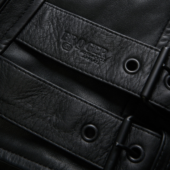 KURTKA SKÓRZANA BROGER OHIO BLACK XL