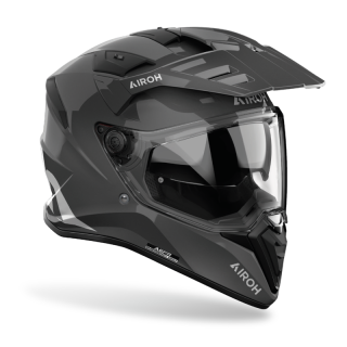 KASK MOTOCYKLOWY AIROH BANDIT COLOR DARK GREY GLOSS