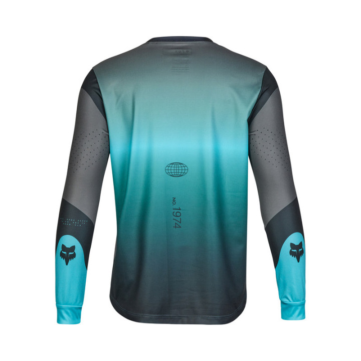 KOSZULKA ROWEROWA Z DŁUGIM RĘKAWEM FOX JUNIOR RANGER REVISE TEAL