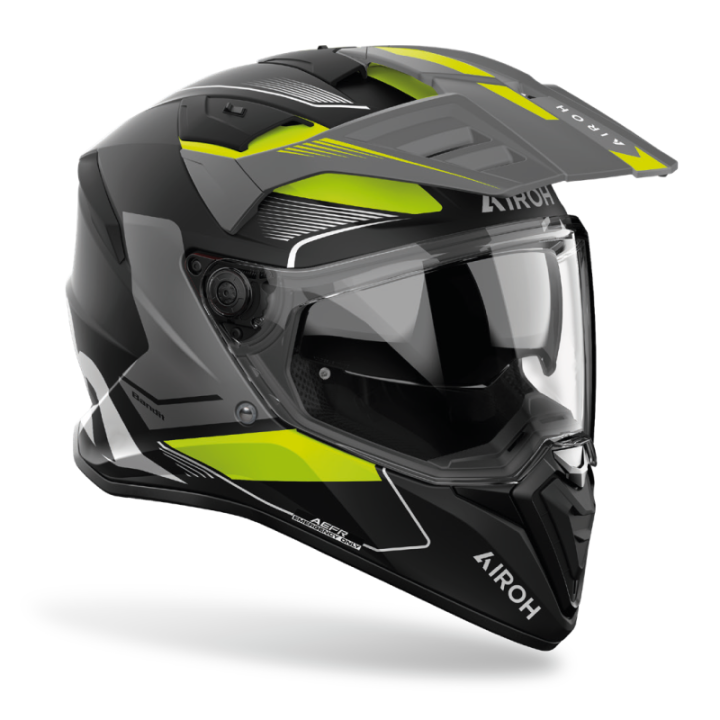 KASK MOTOCYKLOWY AIROH BANDIT TUNE YELLOW MATT
