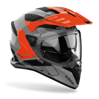 KASK MOTOCYKLOWY AIROH BANDIT TUNE ORANGE GLOSS