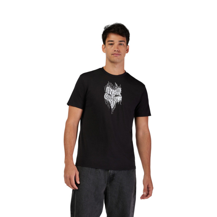 T-SHIRT FOX BARK TECH BLACK M