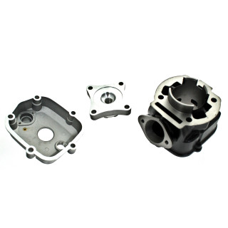 CYLINDER ŻELIWNY POWER FORCE Z GŁOWICĄ DERBI SENDA APRILIA RS 47MM 2T