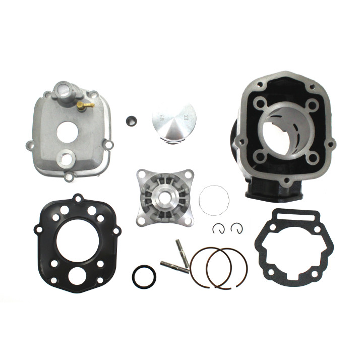 CYLINDER ŻELIWNY POWER FORCE Z GŁOWICĄ DERBI SENDA APRILIA RS 47MM 2T