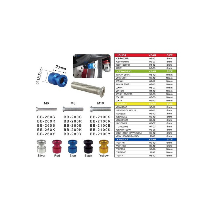 ROLKI KEITI 23MM (PODNOŚNIK TYŁ) M10 SILVER 2 PACK