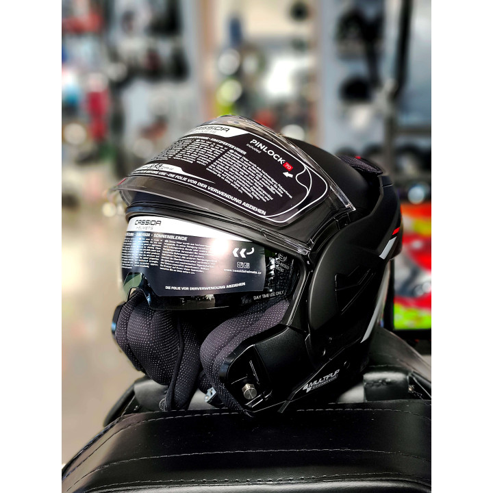 Kask motocyklowy Cassida MultiFlip (CZARNY MAT)(Rozmiar XL)