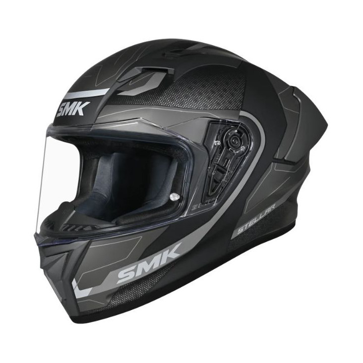 Kask Integralny SMK STELLAR SPORT Flight kolor czarny/szary, rozmiar 2XL