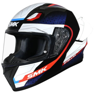 Kask Integralny SMK STELLAR SPORT Flight kolor biały/czerwony/niebieski, rozmiar XL
