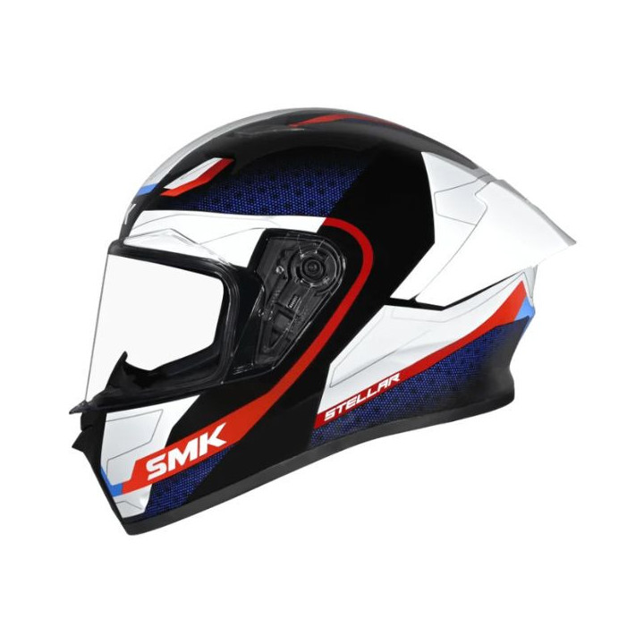 Kask Integralny SMK STELLAR SPORT Flight kolor biały/czerwony/niebieski, rozmiar XL