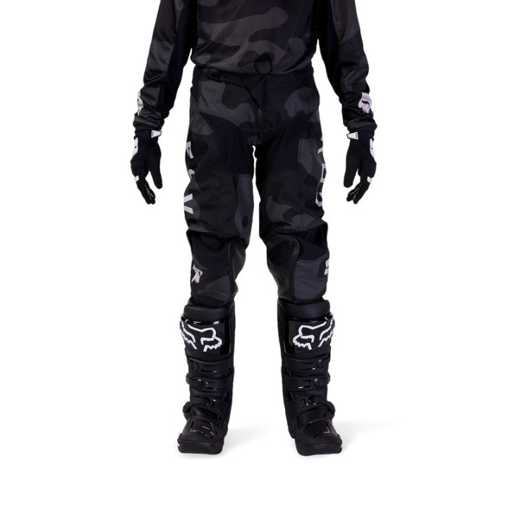 SPODNIE MOTOCYKLOWE JUNIOR FOX 180 BNKR BLACK