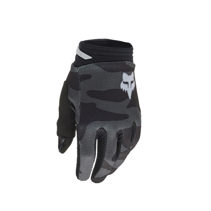 RĘKAWICE MOTOCYKLOWE JUNIOR FOX 180 BNKR BLACK CAMO YXS