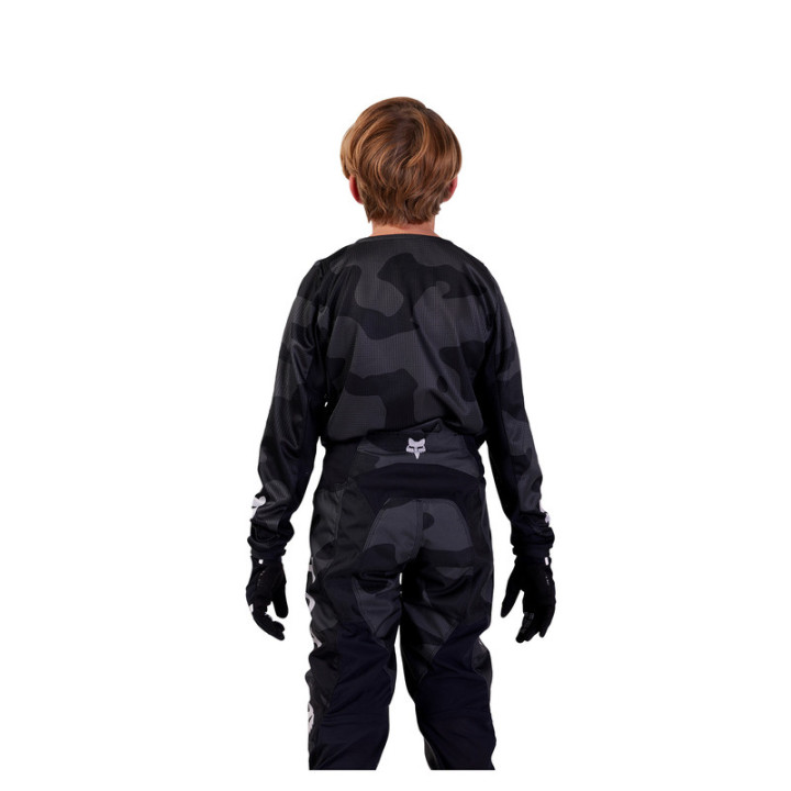 BLUZA MOTOCYKLOWA JUNIOR FOX 180 BNKR BLACK CAMO YM