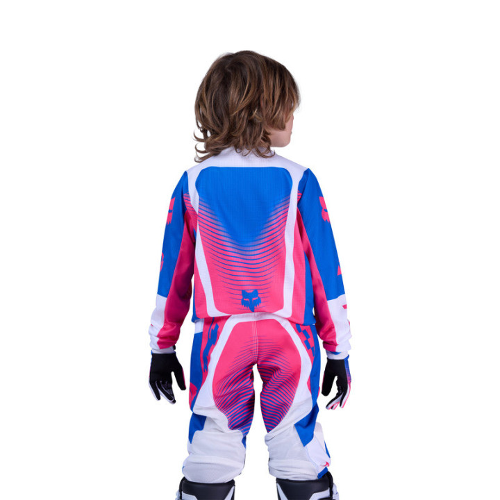 BLUZA MOTOCYKLOWA JUNIOR FOX 180 COLLECT BLUE PINK