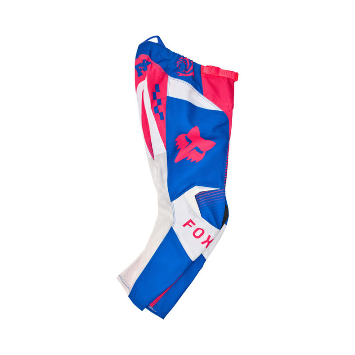 SPODNIE MOTOCYKLOWE JUNIOR FOX 180 COLLECT BLUE PINK