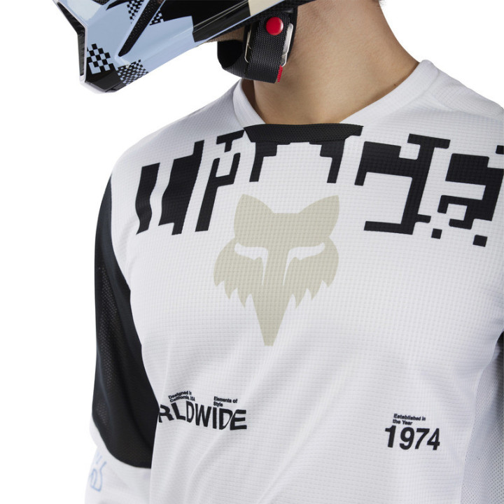 BLUZA MOTOCYKLOWA FOX 180 DIGI IMAGE WHITE XL