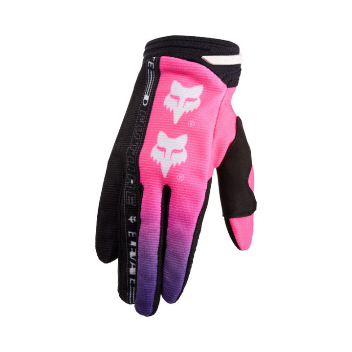 RĘKAWICE MOTOCYKLOWE JUNIOR FOX 180 ELEVATED PINK YL