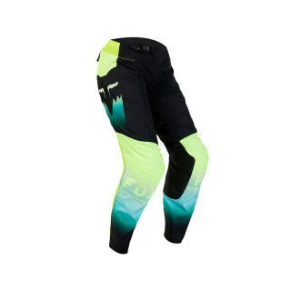 SPODNIE MOTOCYKLOWE DAMSKIE FOX 180 FLORA BLACK YELLOW 4