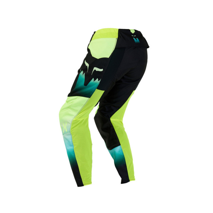 SPODNIE MOTOCYKLOWE DAMSKIE FOX 180 FLORA BLACK YELLOW 4