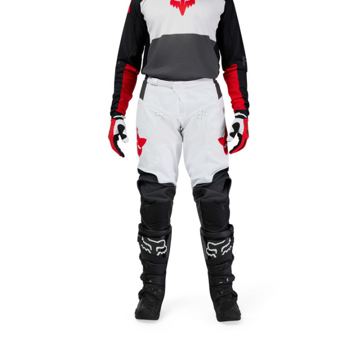 SPODNIE MOTOCYKLOWE FOX 180 FLOW WHITE RED