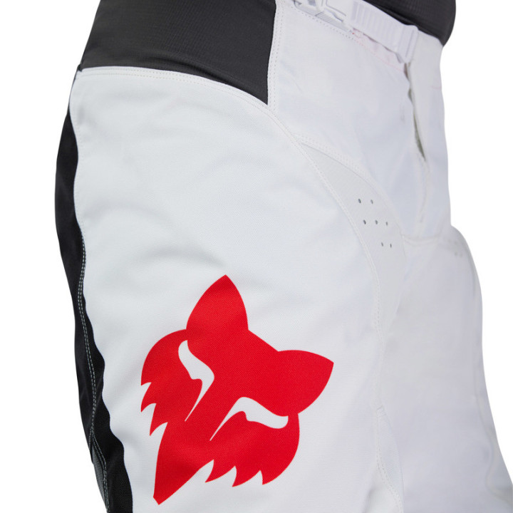 SPODNIE MOTOCYKLOWE FOX 180 FLOW WHITE RED