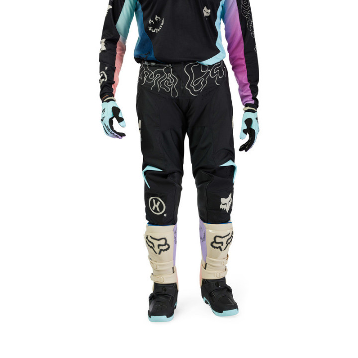 SPODNIE MOTOCYKLOWE FOX 180 HELLO FUTURE BLACK