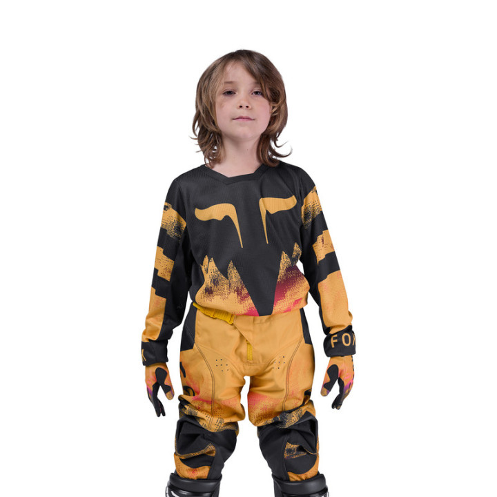 BLUZA MOTOCYKLOWA JUNIOR FOX 180 KAIROS TANGERINE YM