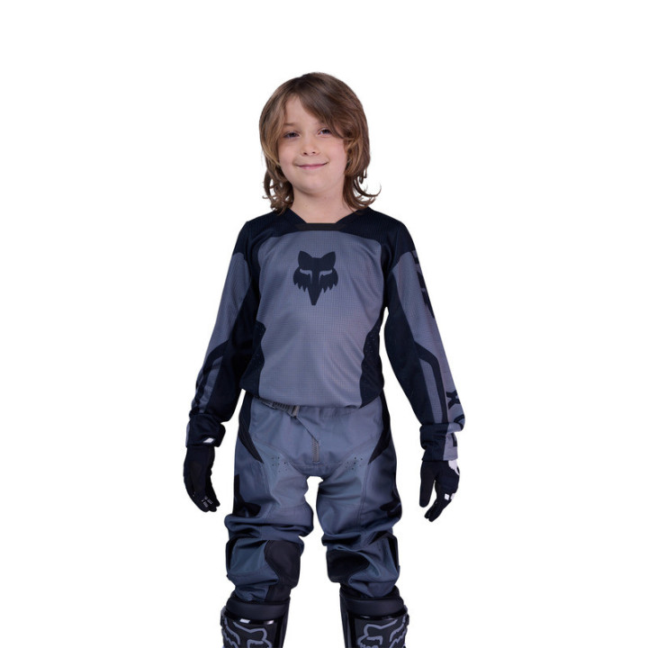 BLUZA MOTOCYKLOWA JUNIOR FOX 180 SHIELD BLACK