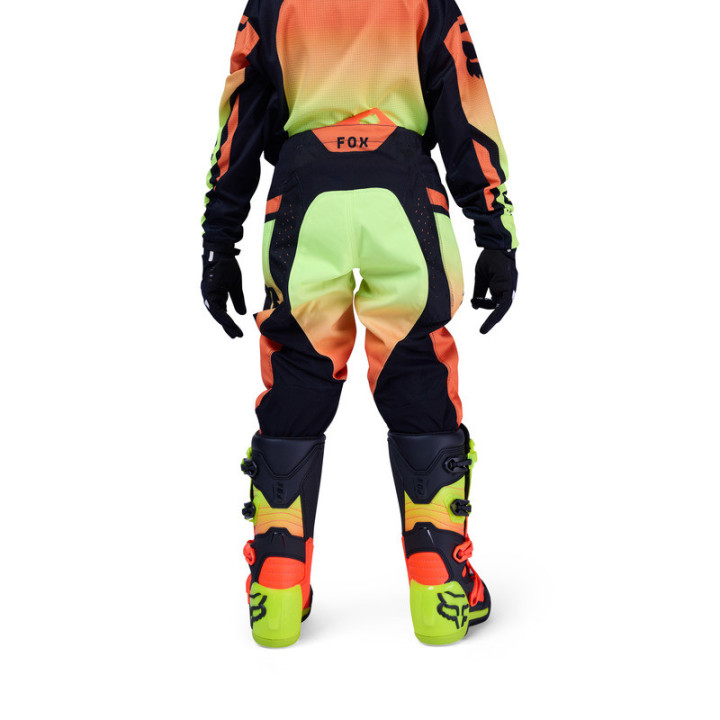 SPODNIE MOTOCYKLOWE JUNIOR FOX 180 SHIELD FLUO YELLOW