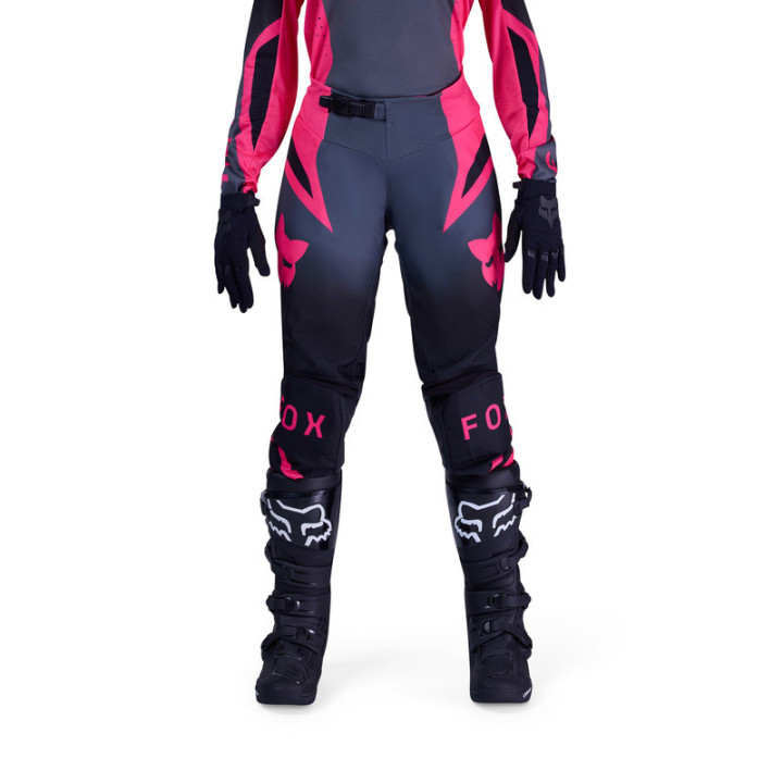 SPODNIE MOTOCYKLOWE DAMSKIE FOX 180 SHIELD BLACK PINK