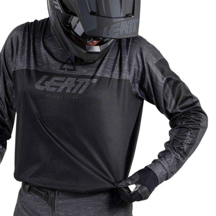 BLUZA OFFROADOWA LEATT MOTO 3.5 STEALTH BLACK GREY