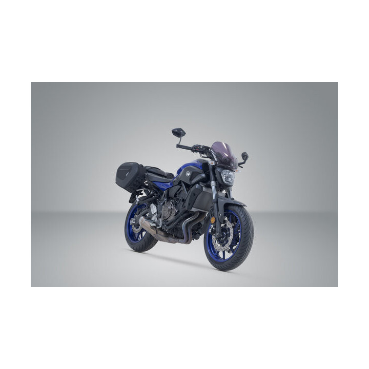 ZESTAW SAKW PRO BLAZE H I STELAŻY SW-MOTECH YAMAHA MT-07 (20-24) BLACK