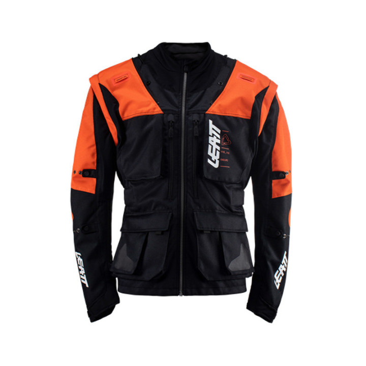 KURTKA MOTOCYKLOWA TEKSTYLNA LEATT MOTO 5.5 ENDURO ORANGE