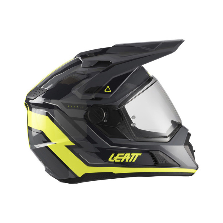 KASK MOTOCYKLOWY Z GOGLAMI LEATT ADV 7.5 HI-VIZ YELLOW
