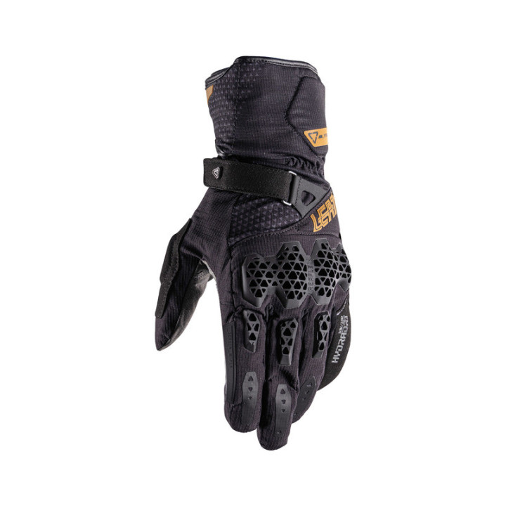 RĘKAWICE MOTOCYKLOWE LEATT ADV HYDRADRI 6.5 STEALTH BLACK GREY