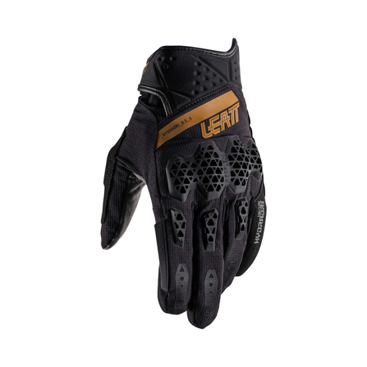 RĘKAWICE MOTOCYKLOWE LEATT ADV HYDRADRI 6.5 SHORT STEALTH BLACK GREY