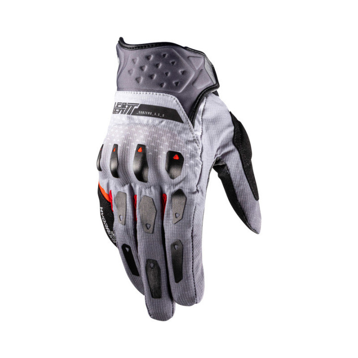 RĘKAWICE MOTOCYKLOWE LEATT ADV SUBZERO 5.5 SHORT IRON GREY