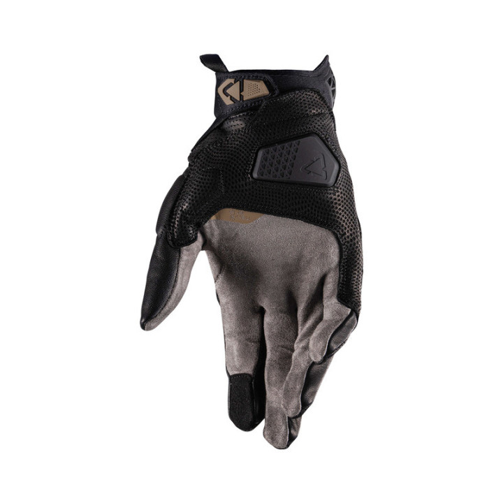 RĘKAWICE MOTOCYKLOWE LEATT ADV X-FLOW 8.5 STEALTH SHORT BLACK GREY