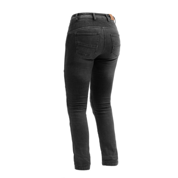JEANSY MOTOCYKLOWE DAMSKIE BROGER AURA WASHED BLACK