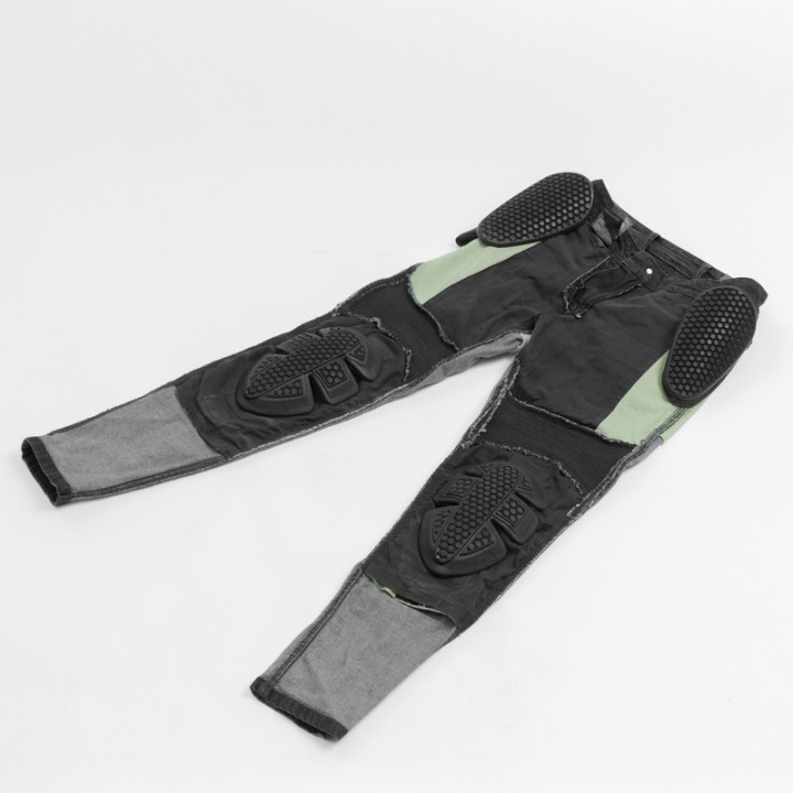 JEANSY MOTOCYKLOWE DAMSKIE BROGER AURA WASHED BLACK