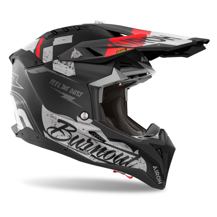 KASK MOTOCYKLOWY AIROH AVIATOR 3 BURNOUT MATT