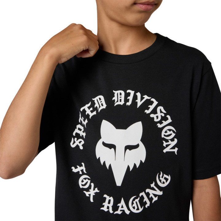 T-SHIRT JUNIOR FOX BADGE ULTRA BLACK