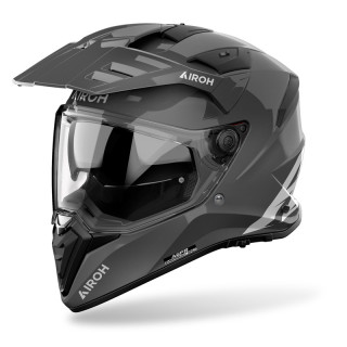 KASK MOTOCYKLOWY AIROH BANDIT COLOR DARK GREY GLOSS