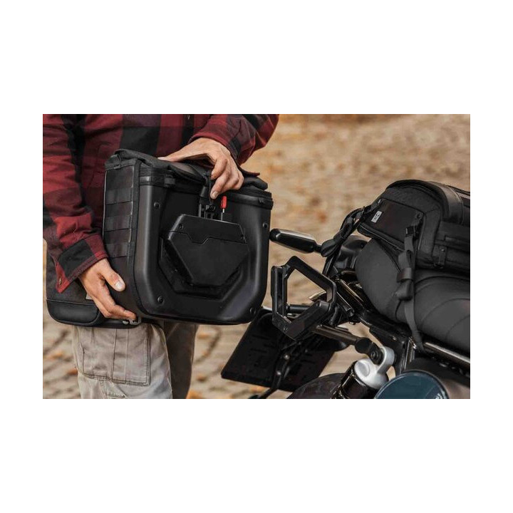 SAKWA LEGEND GEAR SW-MOTECH SIDE BAG FOR V-LOC BLACK 11L