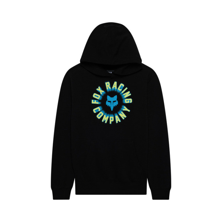 BLUZA Z KAPTUREM JUNIOR FOX BEAM FLEECE PO BLACK