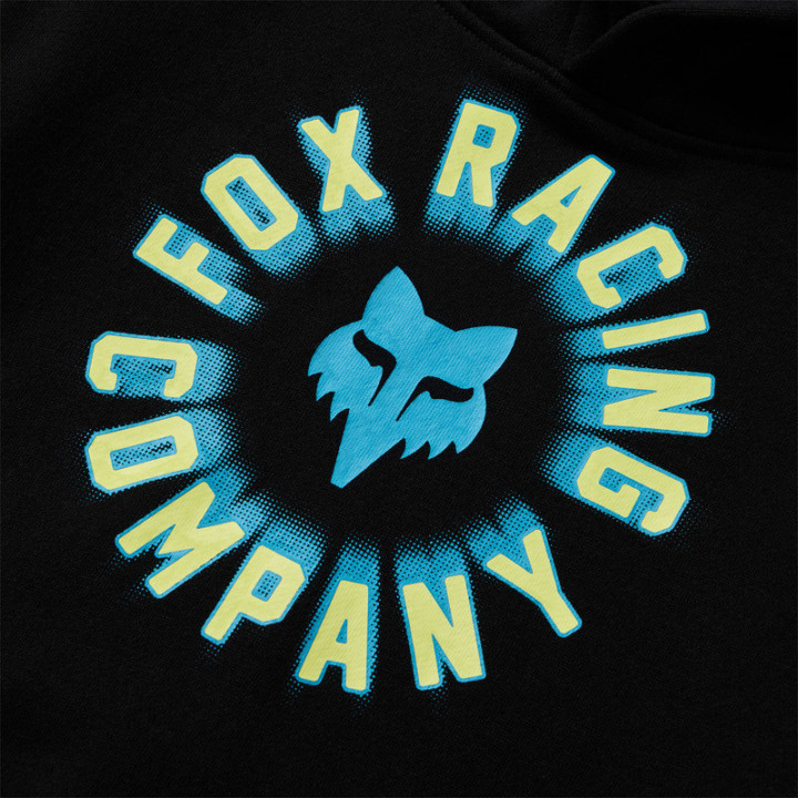 BLUZA Z KAPTUREM JUNIOR FOX BEAM FLEECE PO BLACK