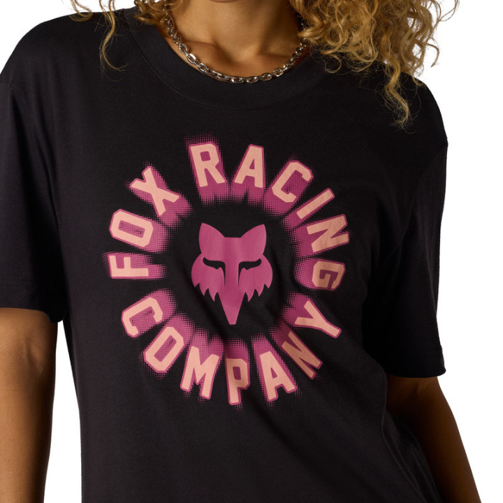 T-SHIRT DAMSKI FOX BEAM BLACK
