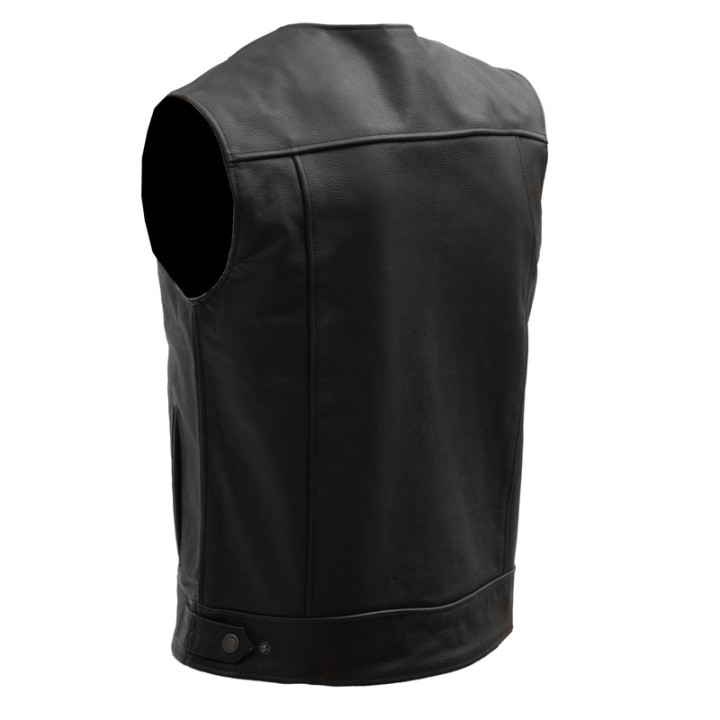 KAMIZELKA MOTOCYKLOWA SKÓRZANA BROGER BLADE BLACK
