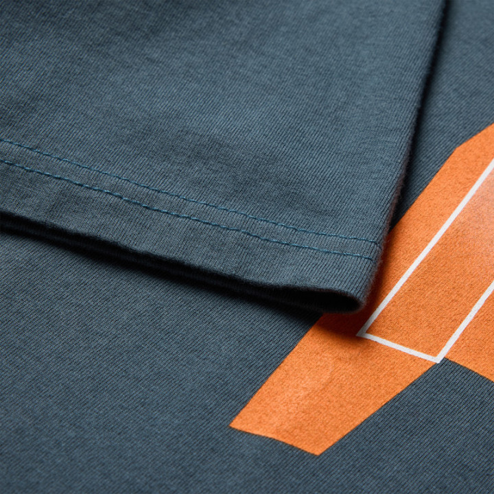 T-SHIRT FOX BLOCK 195 ORIGINAL DEEP COBALT